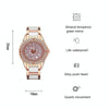 BS Bee Sister FA1490 Ladies Diamond-Set Ceramic Strap Watch(Rose Gold)