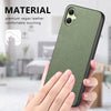 For Samsung Galaxy A04e / F04 / M04 Twill Fabric Leather Skin Back Phone Case(Green)