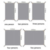 Outdoor Tent Mats Thickened Oxford Cloth Waterproof Picnic Mat, Size: 240x210cm(Green)