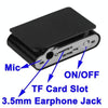 TF / Micro SD Card Slot MP3 Player with LCD Screen, Metal Clip(Black)