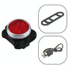 COB Lamp Bead 160LM USB Charging Four-speed Waterproof Bicycle Headlight / Taillight Set,  Red Light 650MA