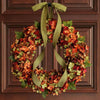 Hydrangea Wreath Door Hanging Artificial Flower Christmas Ornament, Size: 40cm