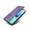 For Asus Zenfone 9 RFID Anti-theft Brush Magnetic Leather Phone Case(Purple)