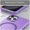 For iPhone 11 Pro MagSafe Frosted Translucent TPU + PC Full Coverage Phone Case(Dark Purple)