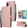 For Samsung Galaxy A26 5G 3-Card Slots Multifunctional Leather Phone Case(Rose Gold)