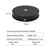 30cm Electric Rotating Turntable Display Stand  LED Light Video Shooting Props Turntable, Power Plug:220V UK Plug(Black)