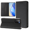 For Samsung Galaxy Note20 Ultra RC01 Dual-Folded Magnetic Suction RFID Leather Phone Case(Black)