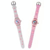 JNEW A335-86228 Children Cartoon 3D Love Butterfly Silicone Waterproof Quartz Watch(Pink Shell Pink Belt)