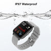 P8 1.4 Inch Heart Rate Blood Pressure Monitoring Smart Watch, Color: Gold