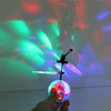 Mini Fun Kids Toy Suspended Crystal Ball Sensing Aircraft Hand Induction Flying Aircraft with Colorful LED Light, without Remote Control