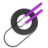 3m Jump Rope Fitness Physical Training Sports Bearing Skipping Rope(Purple Red)