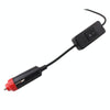 8W 800LM 8-LED White + Red Light 3-Modes Adjustable Angle Car Strobe Flash Dash Emergency Light Warning Lamp with Suckers, DC 12V