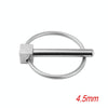 4.5mm 316 Stainless Steel Marine Hardware Spring Safety Stop, Specifications: 240mm Rope
