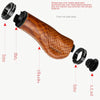 1 Pair PROMEND GR-502H Bicycle Mountain Bike Folding Bike Locking Ergonomic Meat Ball Gloves(Crocodile Pattern)