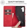 For Samsung Galaxy A16 5G LC.IMEEKE Strong Magnetism Microfiber Leather Phone Case(Red)