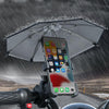 Motorcycle Waterproof Sunshade Umbrella Mobile Phone Navigation Bracket(Handlebar)