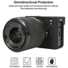 For Sony ILCE-7CM2 / A7C II / A7CR Litchi Texture Soft Silicone Protective Case(Black)