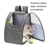 Pet Carrier Backpack, Breathable, Blue, Cat/Dog, 6kg - SJBB11
