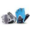 GIYO S-01 GEL Shockproof Cycling Half Finger Gloves Anti-slip Bicycle Gloves, Size: XL(Blue)