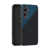 For Samsung Galaxy S25+ 5G / S24+ 5G ABEEL C Carbon Fiber Series 6D Micro Relief MagSafe Phone Case(Black Blue)