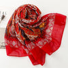 180 X 85cm  Women Cotton And Linen Scarf Retro Splicing Bohemian Printed Silk Shawl SL2310-016
