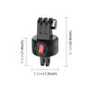PULUZ Action Camera Magnetic Base Adapter (Black)