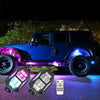 12 in 1 Car Chassis Light RGB Colorful Atmosphere Light