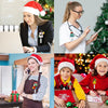 68cm Christmas Cartoon Pull Badge Reel Rotatable Certificate Buckle, Style: Santa Claus