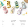 Baby Socks Cartoon Doll Anti-Slip Baby Floor Socks, Toyan Socks: S 0-1 Years Old(Beige Duck)