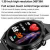 ET310 1.39 inch IPS Screen IP67 Waterproof Silicone Band Smart Watch, Support Body Temperature Monitoring / ECG (Red)