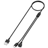 Delupe/Yawpet Dog Trainer Charger - 1m Magnetic (Black)