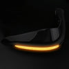 BSDDP Motorcycle Modified Handlebar Hand Guard LED Light(B0550 Black)