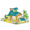 4 PCS 3D Puzzle Toy DIY Intellectual Development Jigsaw Puzzle(1890-I)