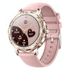 CF12 1.2 inch Waterproof Smart Silicone Strap Wristband Support Heart Rate Monitoring / Blood Pressure Monitoring(Pink)
