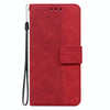 For Xiaomi 12 Lite Geometric Embossed Leather Phone Case(Red)