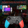 788 Bluetooth 5.0 Wireless Game Controller for Nintendo Switch(Blue Red)