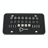 2 Sets Waterproof Rustproof Non-damaging Car Paint Silicone License Plate Frame, Specification: Black