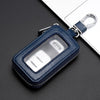 Car Remote Control Universal Visible Zipper Key Case(Royal Blue)