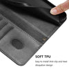 For Samsung Galaxy A13 / A04s / A04 4G Line Splicing Buckle Retro Leather Phone Case(Black)