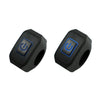 2 PCS Motorcycle Electric Car Modified Accessories Headlight Speaker Over-Car Light Spot Fire Light Multi-Function Self-Locking Switch(Blue Light)