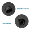 Car Gear Lever Auto Parking Button Letter P Cap for BMW G Chassis Series, Left Driving (Black)
