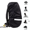Reflective Light Waterproof Dustproof Backpack Rain Cover Portable Ultralight Shoulder Bag Protect Cover, Size:XS(Black)