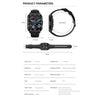 DM05 1.83 inch BT5.2 Smart Sport Watch, Support Sleep / Heart Rate / Blood Oxygen / Temperature / Heart Sugar/ Blood Pressure Health Monitor(Gold)