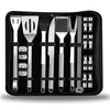 20 in 1 Outdoor Tableware Set Camping Barbecue Tableware Picnic Tool Set