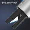 2 in 1 Car Multifunctional Safety Rescue Hammer Life Saving Escape Emergency Hammer Seat Belt Cutter Window Glass Breaker (Grey)