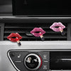 2pcs/Set Lipstick Diamond-Encrusted Car Air Vent Aroma Diffuser Clip(Pink)