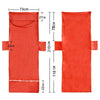 Microfiber Absorbent Quick Dry Double Layer Zipper Beach Chair Cover(Red)