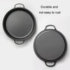 33cm Cast Iron Cooking Pot Wok Nonstick Frying Pan Restaurant Kitchen Skillet Camping Cooker