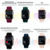 Q19 Pro IP67 Waterproof 1.69 inch Smartwatch(Gold+Pink)