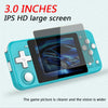 Powkiddy Q90 3.0 inch IPS Screen Retro Joystick Handheld Game Console with 16GB Memory (Blue)